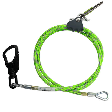 ProClimb Ultra Vine 1/2" Flipline with Alum SwivelEye, Better Grab Technology