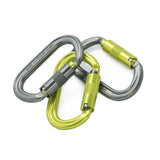 ISC Oval Supersafe Carabiner 3 Pack