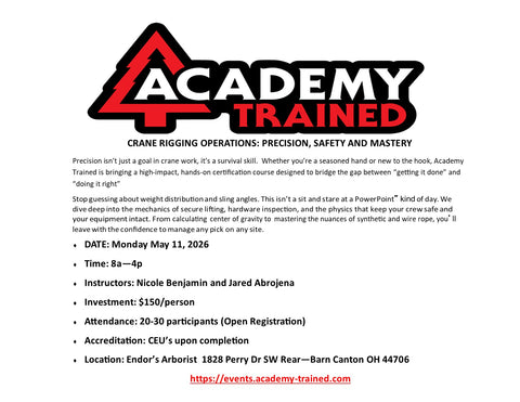 Academy Trained Crane Course