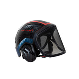 Pfanner Protos Integral Safety Helmets - BLACK STARS & STRIPES