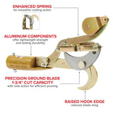 JAMESON JA-34 Big Mouth Double Pulley Pruner Kit w/ Premium Bumpy Rope