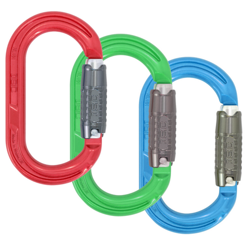 ISC Oval Supersafe Carabiner 3 Pack