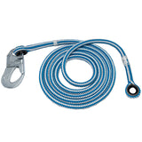 1/2in Samson Blue Streak Positioning Lanyard W/ CT Steel Snap