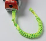 Coil Chainsaw Lanyard, Green
