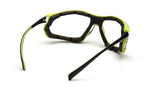 Proximity Safety Glasses Anti Fog - Black/Lime Green