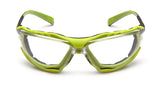 Proximity Safety Glasses Anti Fog - Black/Lime Green