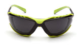 Proximity Safety Glasses Anti Fog - Black/Lime Green