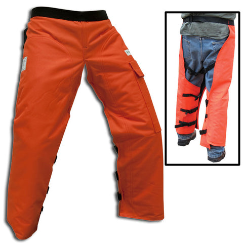 Forester Chainsaw Chaps Wrap Around Style